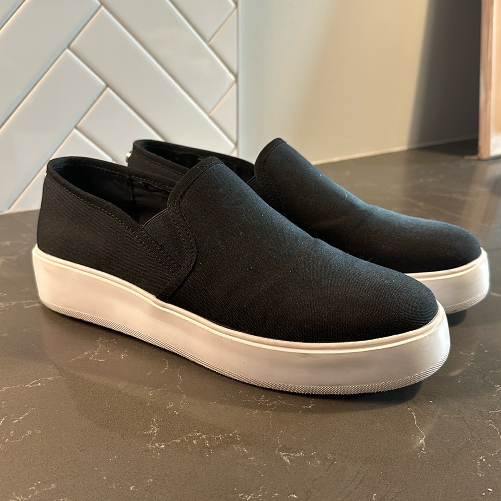 Steve Madden Black Slip On